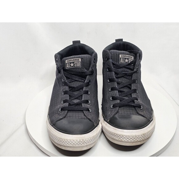 Converse Chuck Taylor All Star Street Mid Men's Sz 9.5 Black Sneakers - Picture 3 of 7